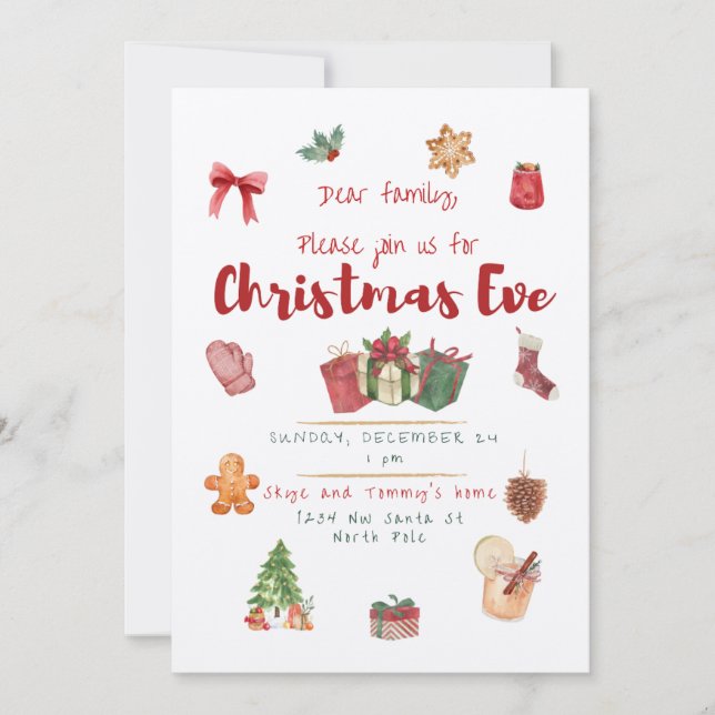 Christmas Party Invitation (Front)