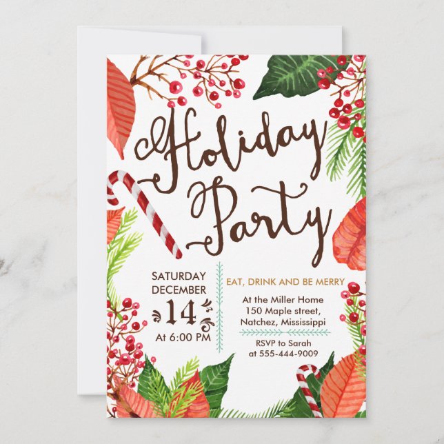 Christmas Party Invitation (Front)