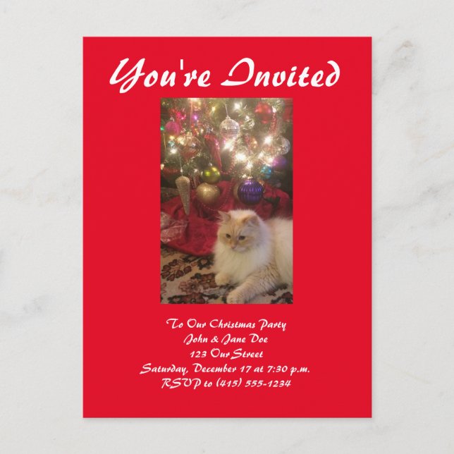 Christmas Party Invitation (Front)