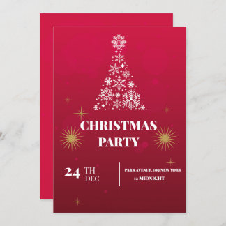 Christmas party  invitation