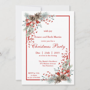 Christmas Party  Invitation