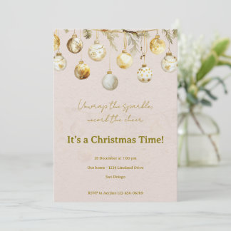 Christmas party invitation