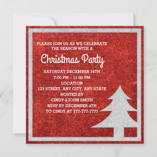 Christmas Party Invitation (Front)