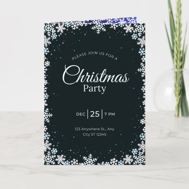 Christmas party invitation  (Front)