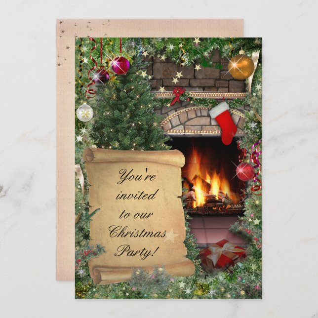 Christmas Party Invitation (Front/Back)