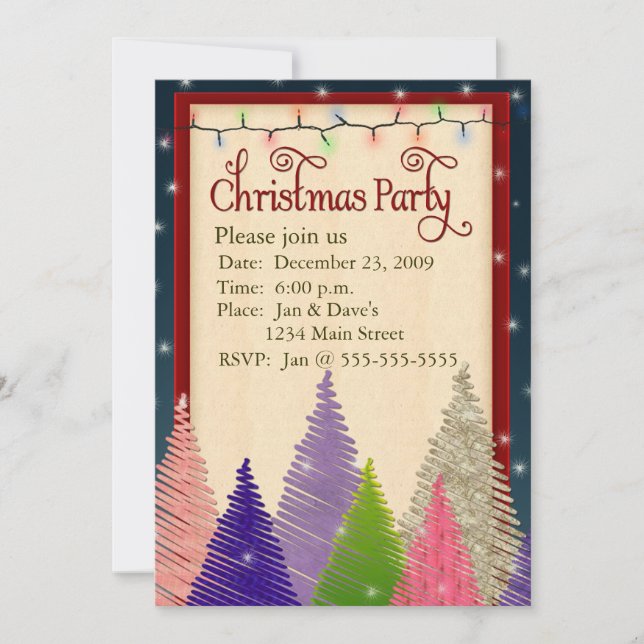 Christmas Party Invitation (Front)
