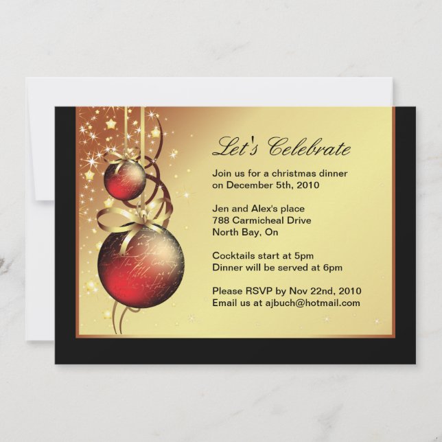 Christmas Party Invitation (Front)