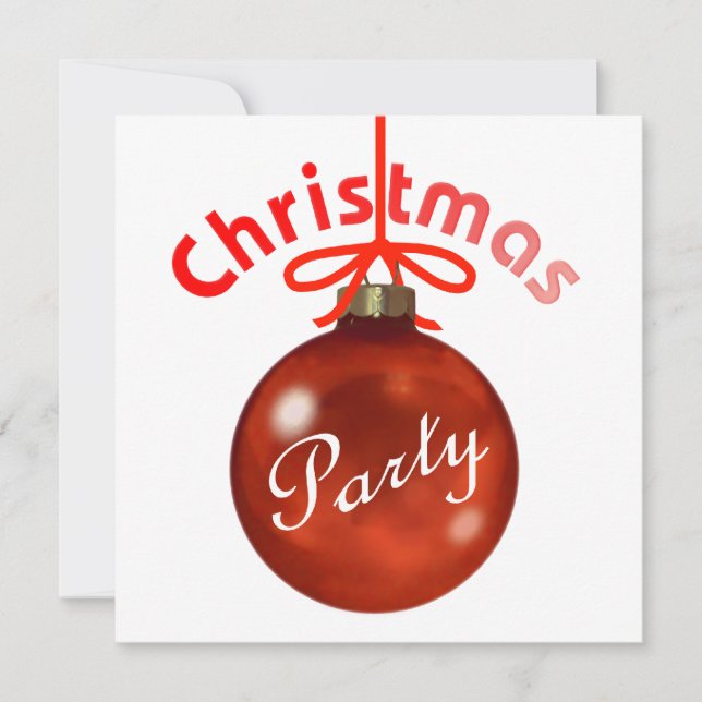 Christmas Party Invitation (Front)