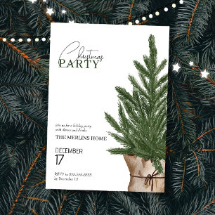 Christmas Party Invitation   Christmas Tree
