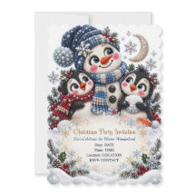 Christmas Party Invitation  Holiday celebration 