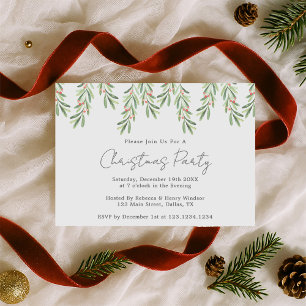 Christmas Party Invitation, Holiday Party Invites