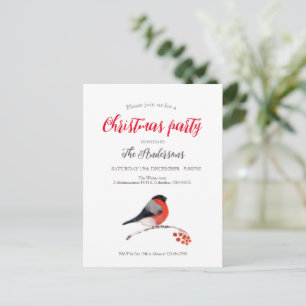 christmas party invitation holiday postcard