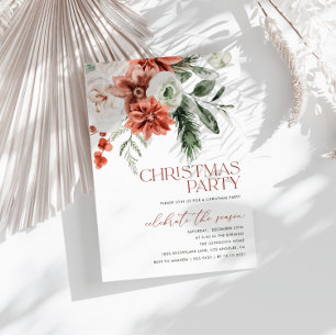 Christmas Party Invitation, Modern Holiday Invite