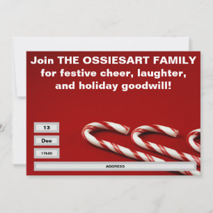 Christmas party invitation template