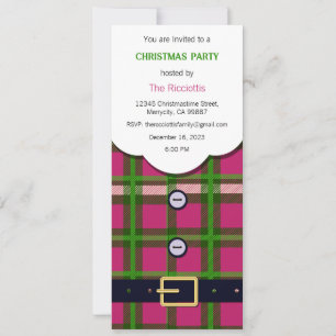 Christmas Party Invitation, Xmas Invite