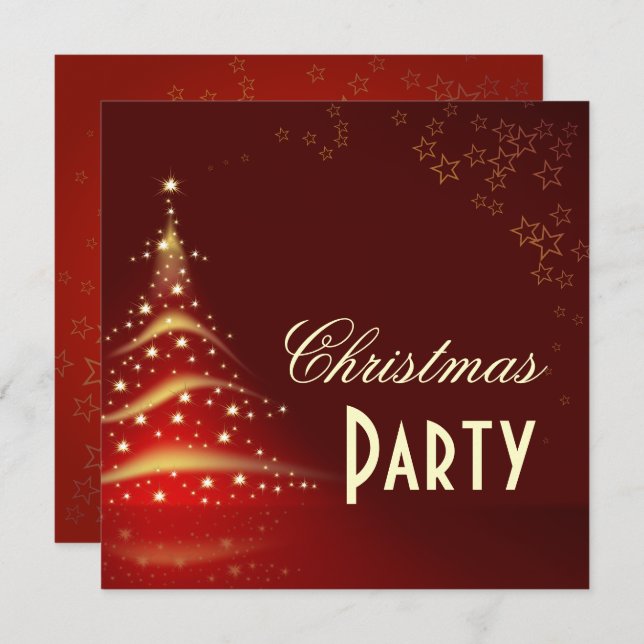 Christmas Party invitations (Front/Back)
