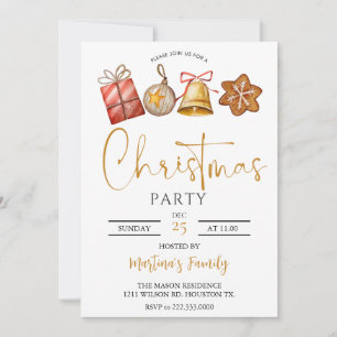 Christmas Party Invitations Christmas Brunch