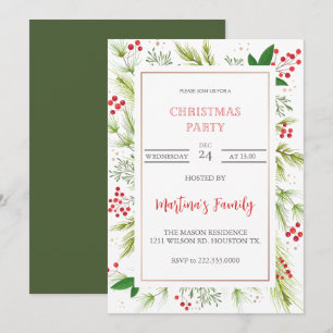 Christmas Party Invitations Xmas Party
