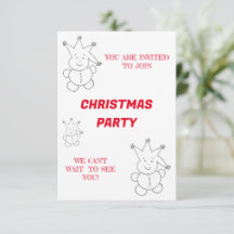 Christmas Party Invitations Zalnok