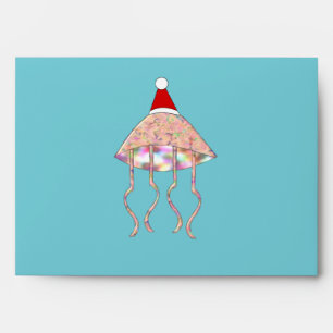 Christmas Party Jellyfish Custom Envelopes
