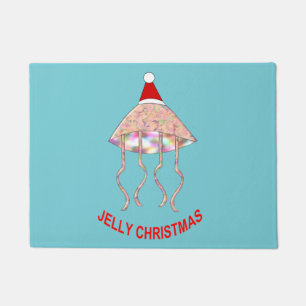 Christmas Party Jellyfish Doormat