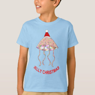 Christmas Party Jellyfish Kids T Shirt
