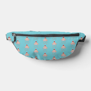Christmas Party Jellyfish Patterned Bum Bags