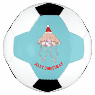 Christmas Party Jellyfish Soccer Ball