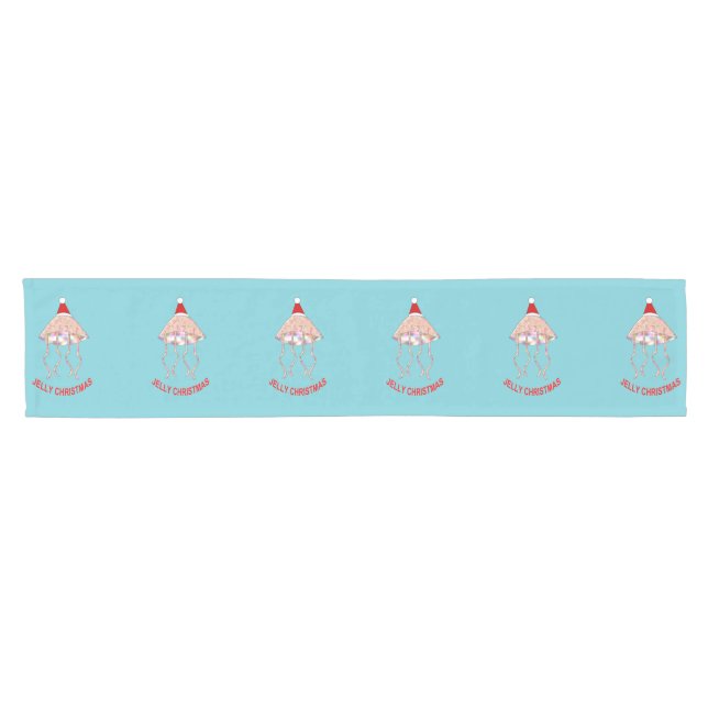 Christmas Party Jellyfish Table Runner (Horizontal)