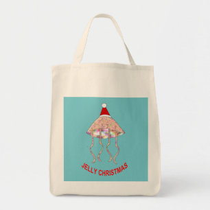 Christmas Party Jellyfish Tote Bag