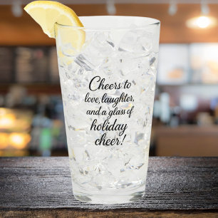 Christmas party love laughter cheer glass