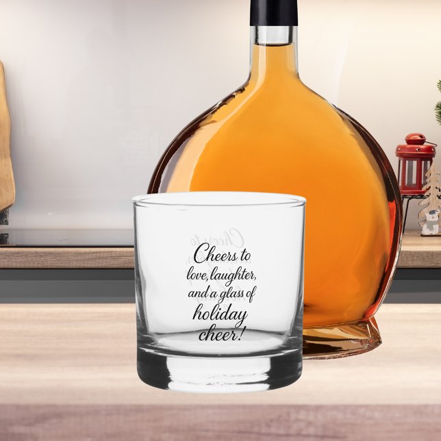 Christmas party love laughter cheer whiskey glass (Creator Uploaded)