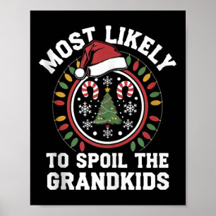 Christmas Party Most Likely To Sil The Grandkids F Poster