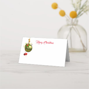 Christmas Party Name Place Card
