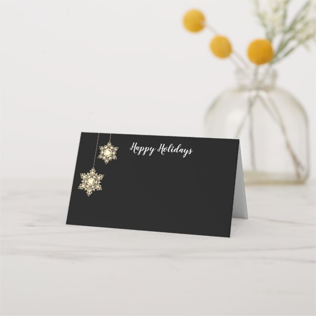 Christmas Party Name Place Card (Front)
