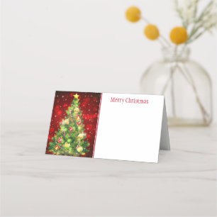 Christmas Party Name Place Card