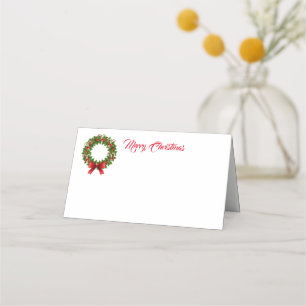 Christmas Party Name Place Card