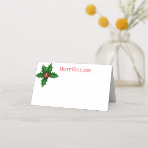 Christmas Party Name Place Card