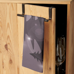 Christmas Party Pink Trees Holiday Winter Elegant Tea Towel