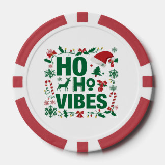 Christmas Party Poker Chip – Ho Ho Ho Vibes