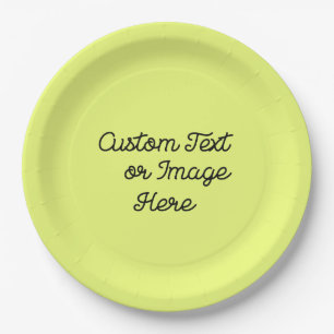 Christmas Party Supplies; Create Your Own Custom Paper Plate