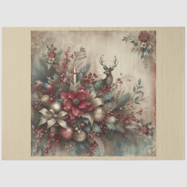 Christmas Past Design Series 25 Tissue Paper (Front)