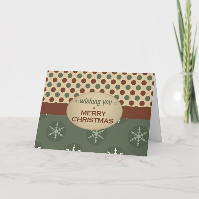 Christmas Past Holiday Card (Front)