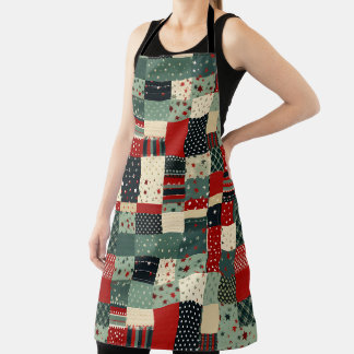 Christmas Patchwork Apron