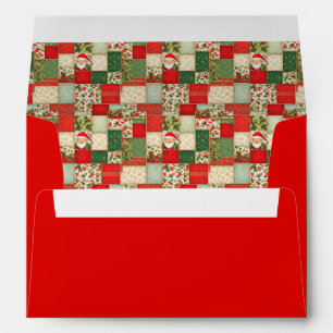 Christmas Patchwork Envelope