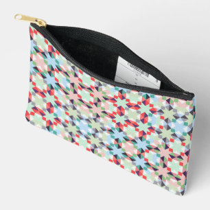 Christmas patchwork star accessory pouch