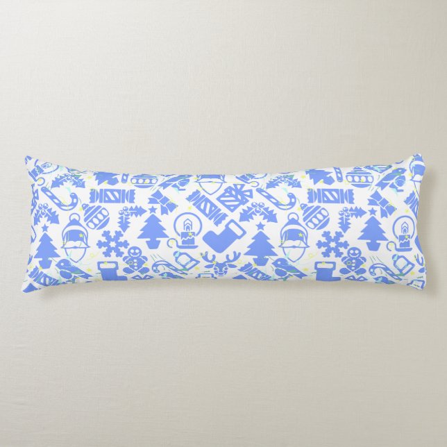 Christmas pattern 07.nbg body cushion (Front)