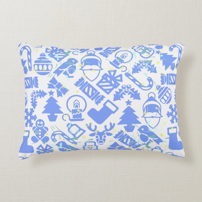 Christmas pattern 07.nbg decorative cushion (Front)