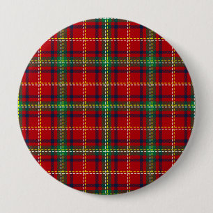 Christmas Pattern 111 10 Cm Round Badge