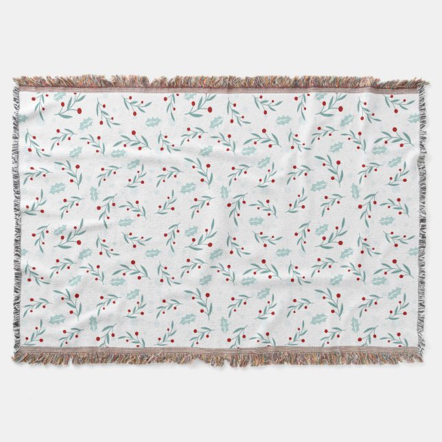 Christmas Pattern 112 Throw Blanket (Front)